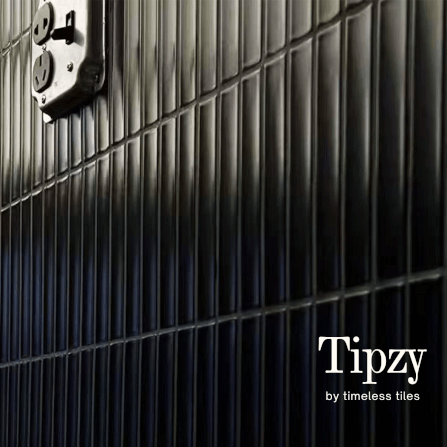 โมเสค TIMELESS TILES รุ่น TIPZY 27.5X29.6 ซม. สีดำ ผิวด้าน กระเบื้องผนัง_4